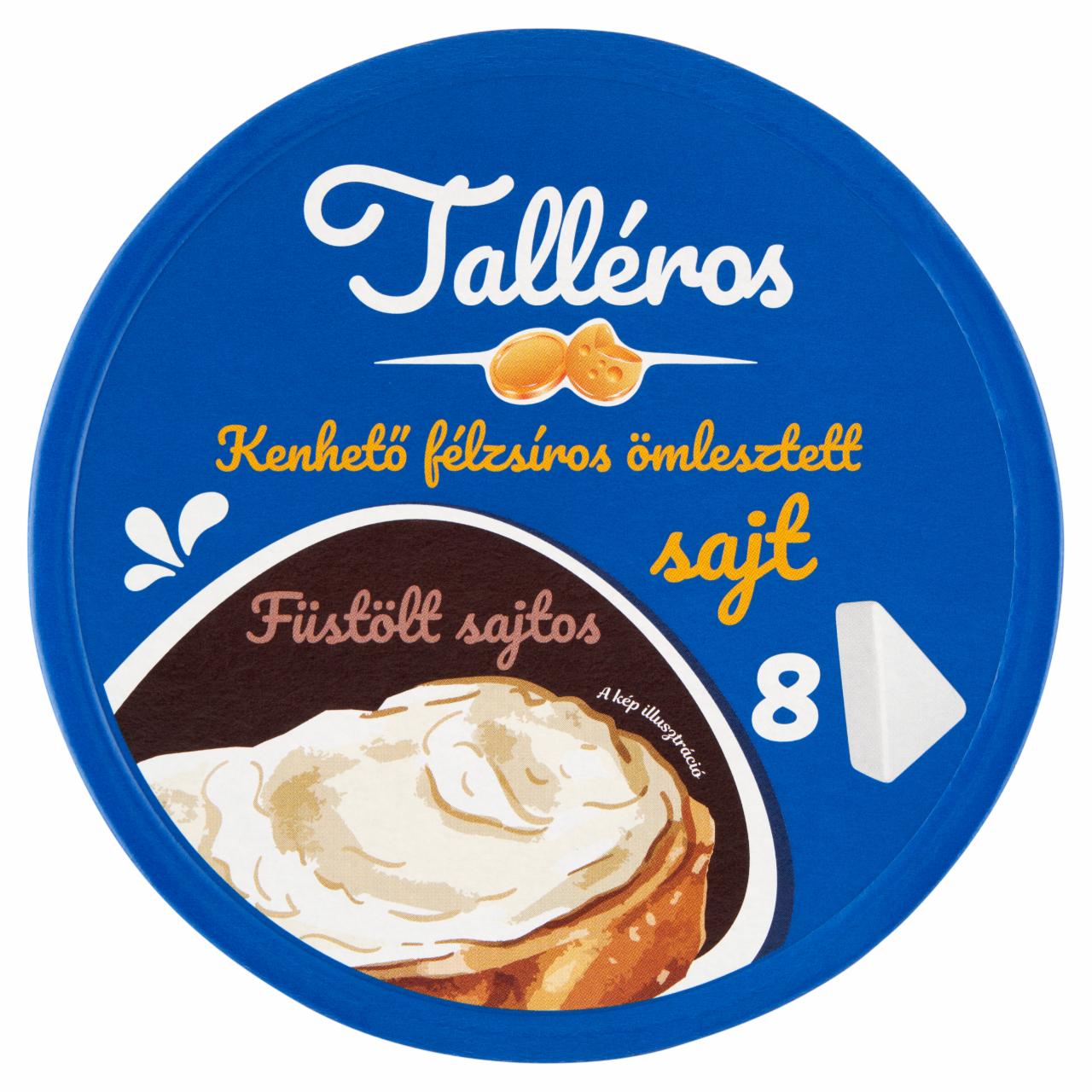 Képek - Talléros kenhető félzsíros ömlesztett sajt 8 db 140 g