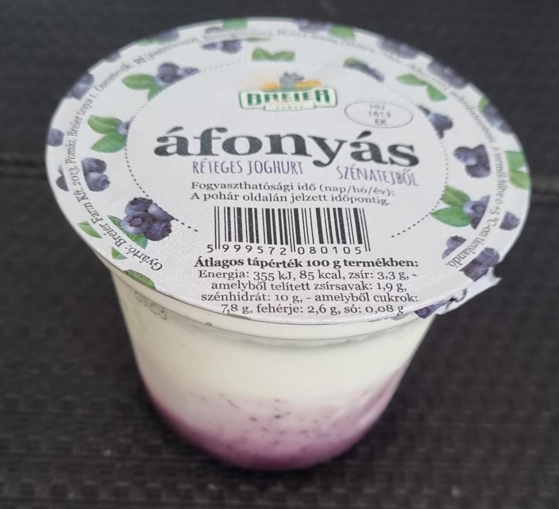 Képek - Áfonyás réteges joghurt Breier