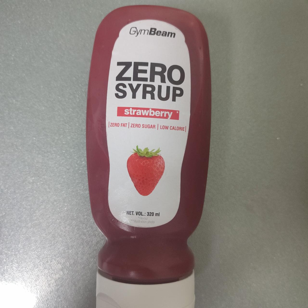 Képek - Zero syrup strawberry GymBeam