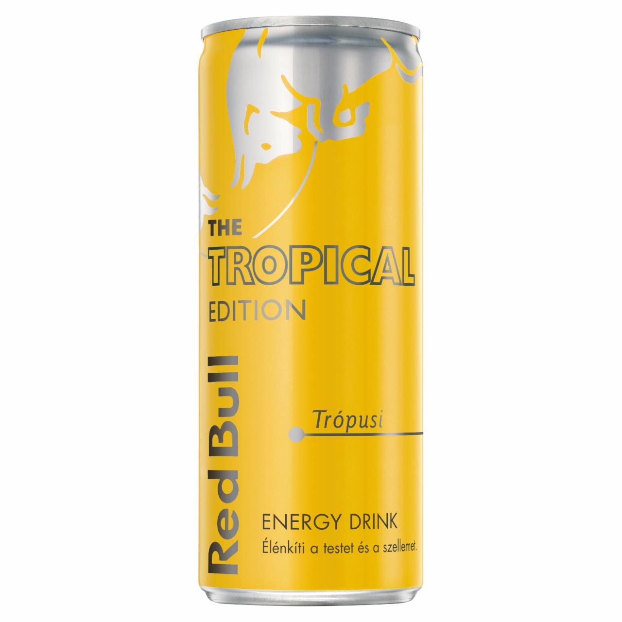 Képek - Red Bull The Tropical Edition energiaital trópusi ízesítéssel 250 ml
