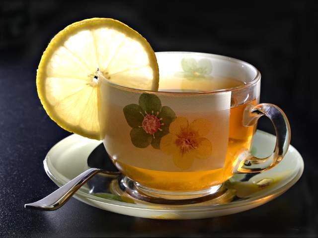 Képek - fekete tea citrommal