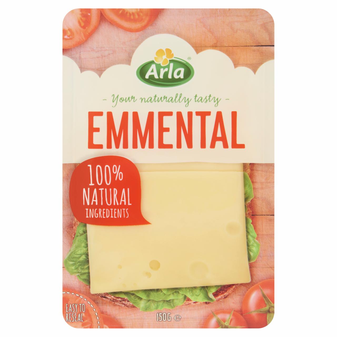 Képek - Arla szeletelt, ementáli típusú zsíros, kemény sajt 150 g