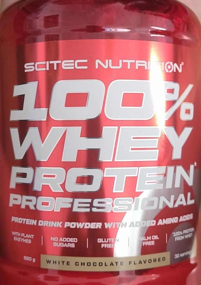 Képek - 100% whey protein professional White chocolate Scitec Nutrition