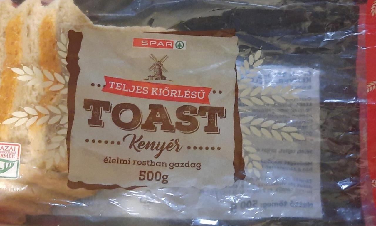 Képek - Teljes kiőrlésű toast kenyér Spar