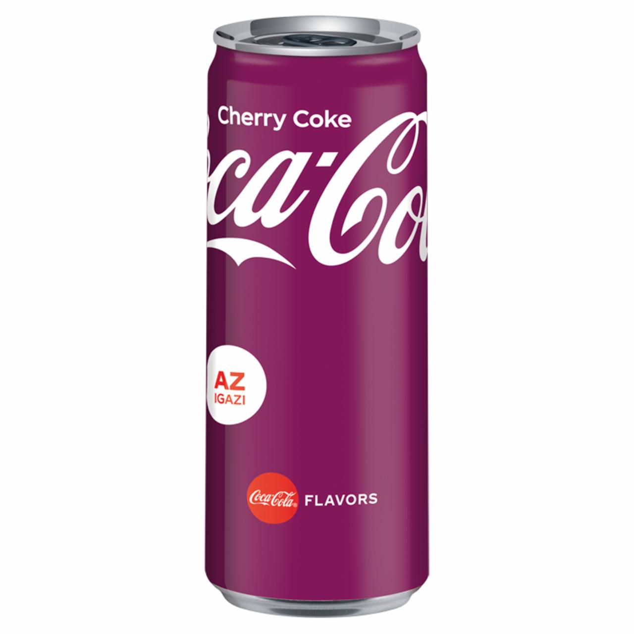 Képek - Coca-Cola Cherry Coke colaízű szénsavas üdítőital cseresznye ízesítéssel 330 ml