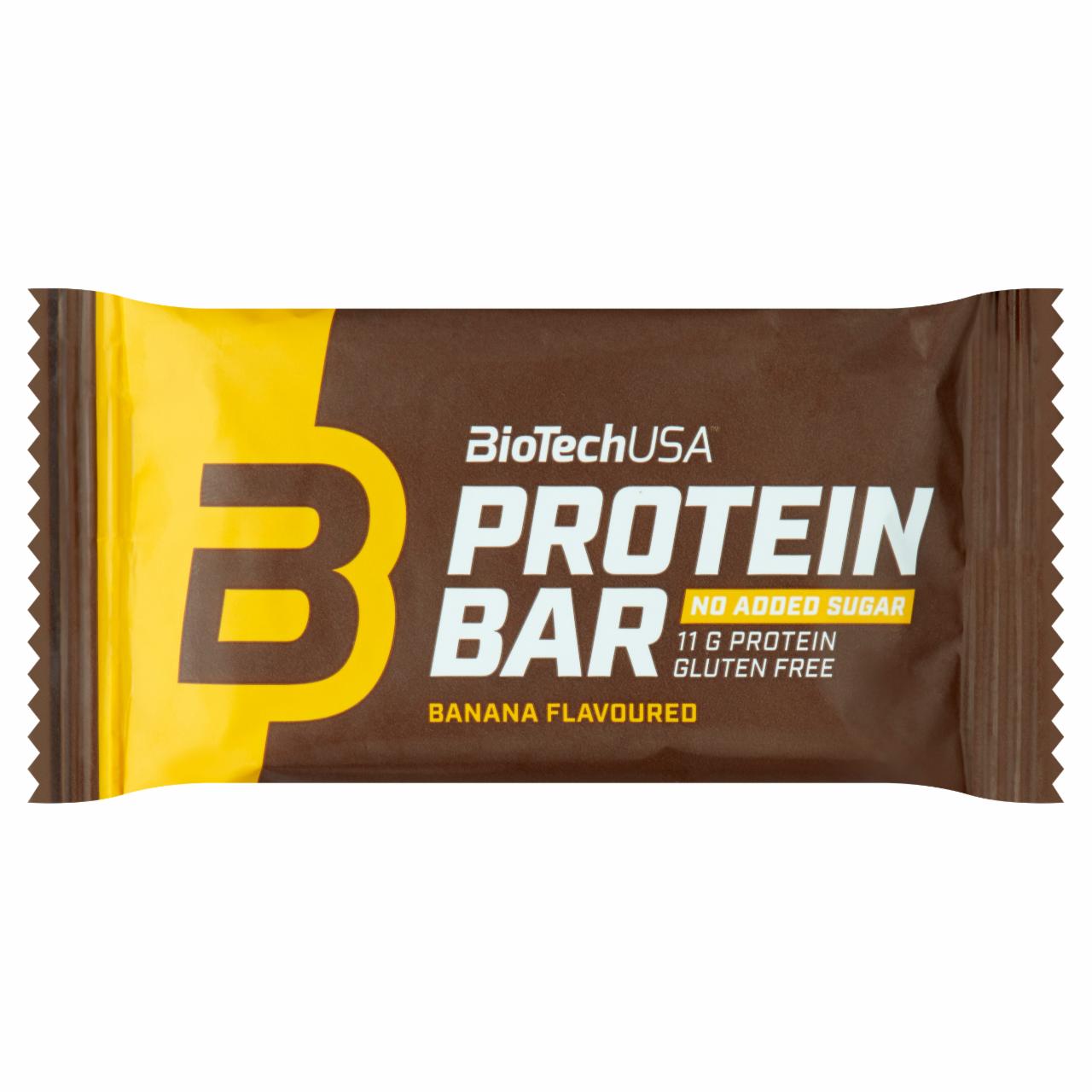 Képek - Protein Bar banán ízű bevont fehérjeszelet BioTechUSA