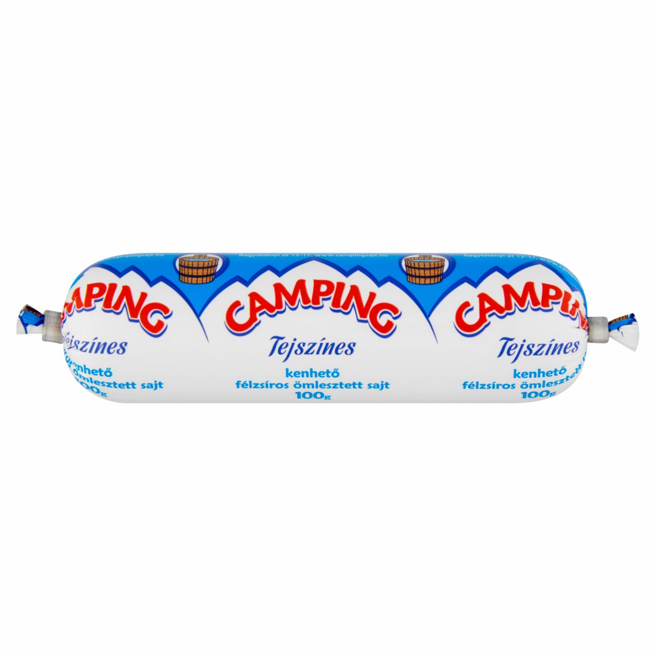 Képek - Camping tejszínes kenhető félzsíros ömlesztett sajt 100 g