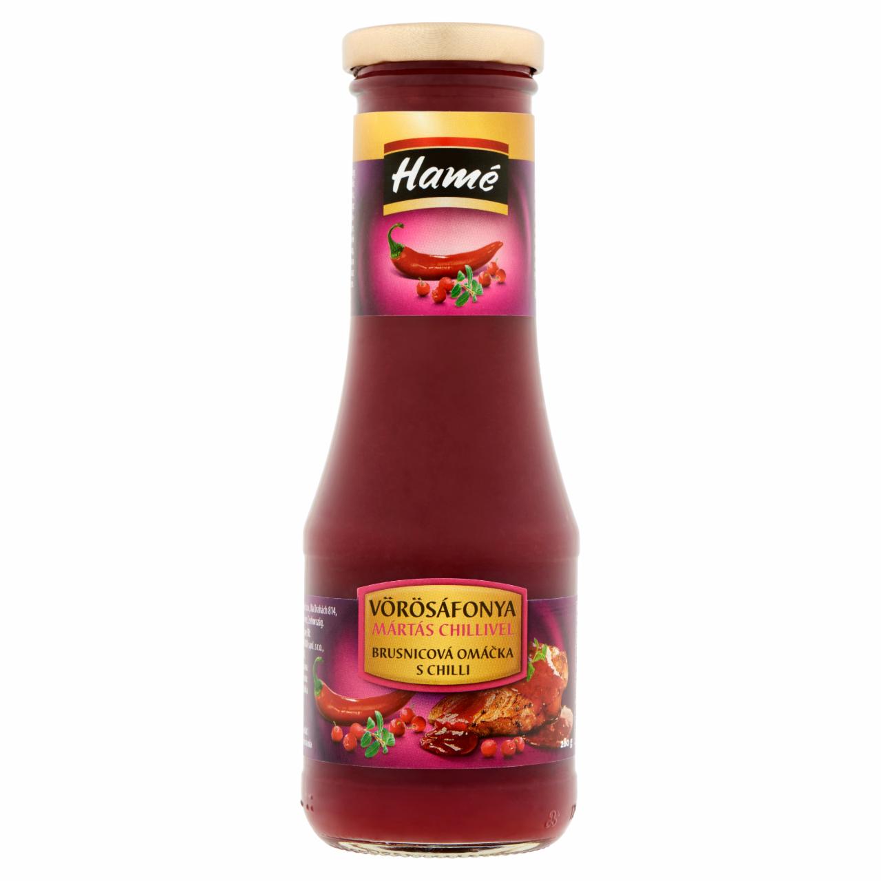 Képek - Hamé vörösáfonya mártás chillivel 280 g