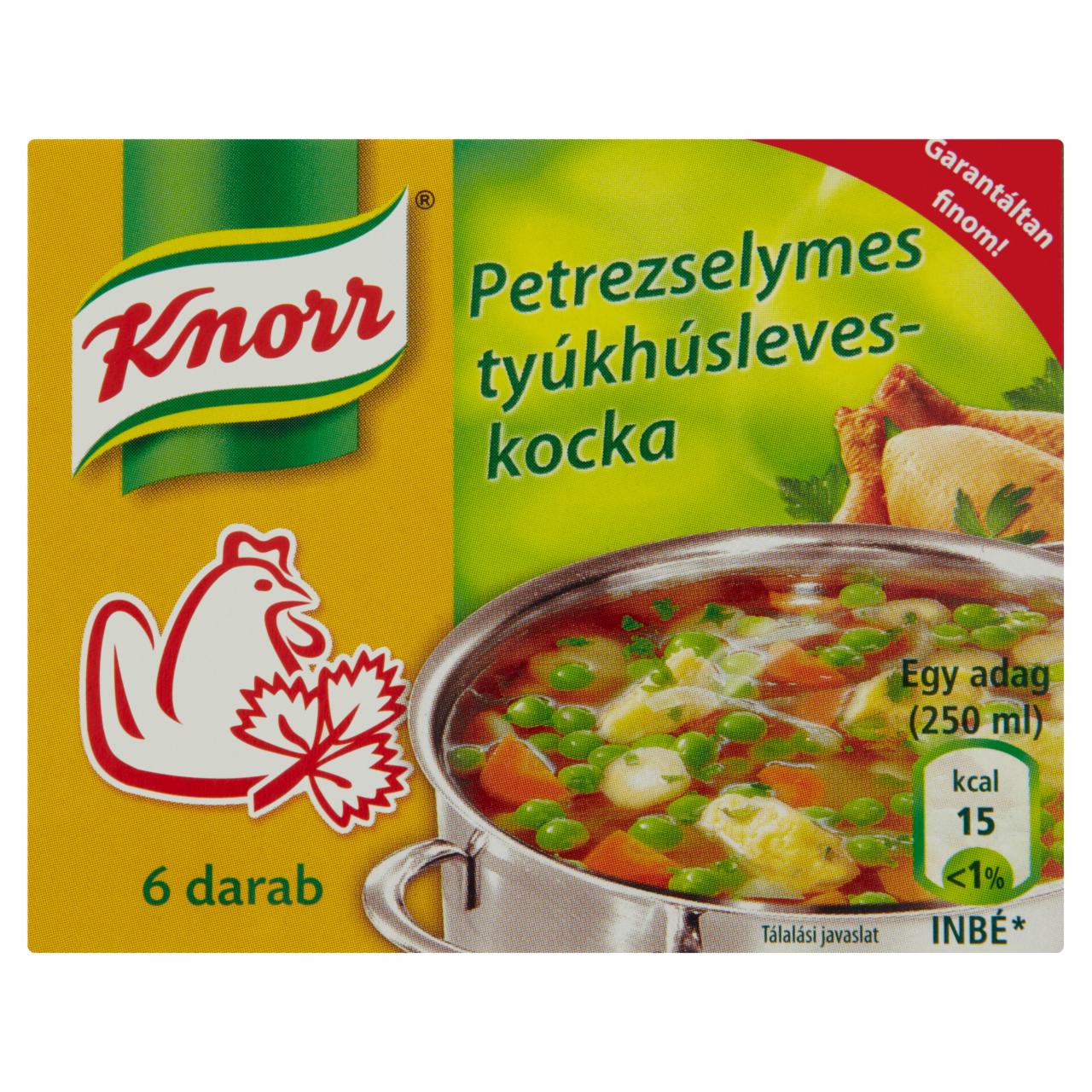 Képek - Knorr petrezselymes tyúkhúsleves kocka 6 db 60 g