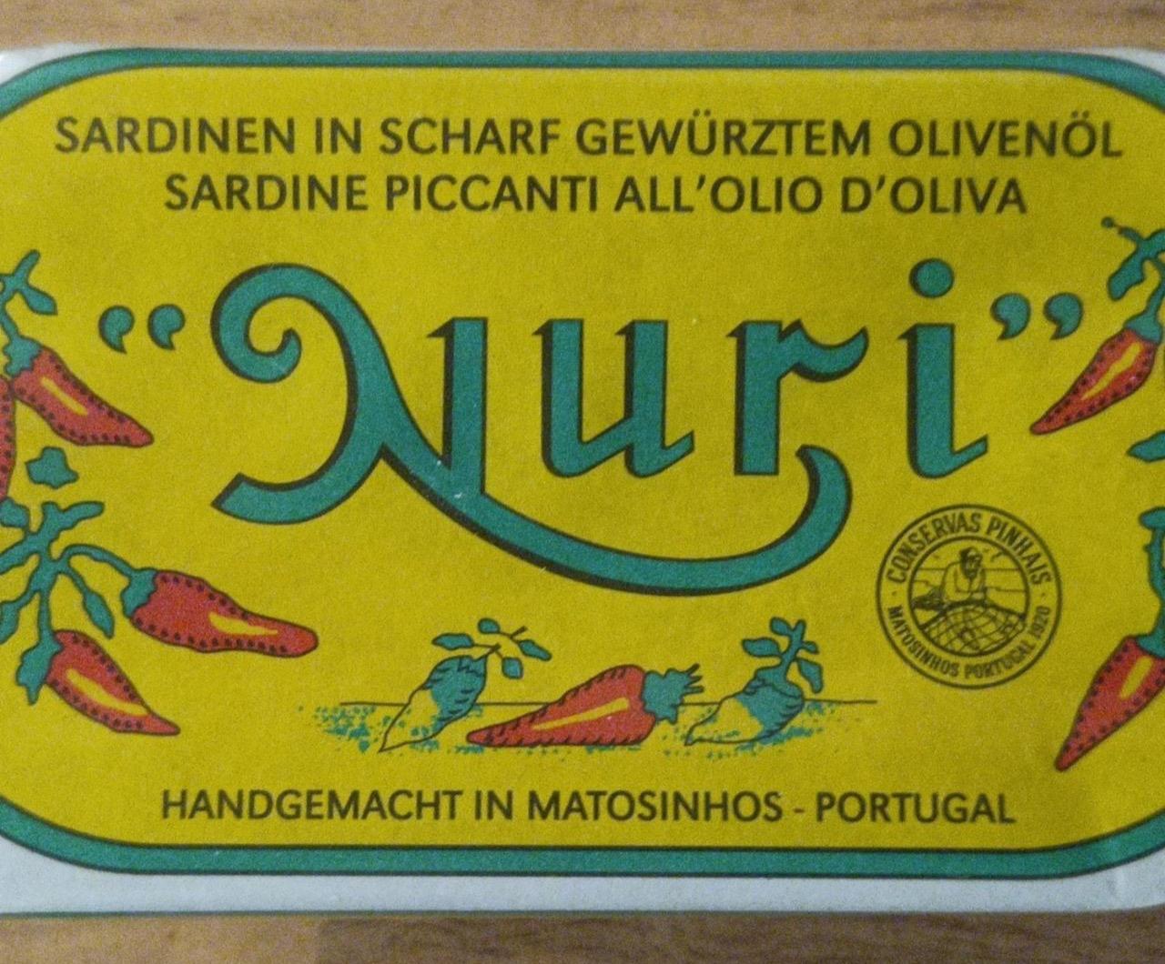 Képek - Sardinien in scharf gewürztem olivenöl Nuri