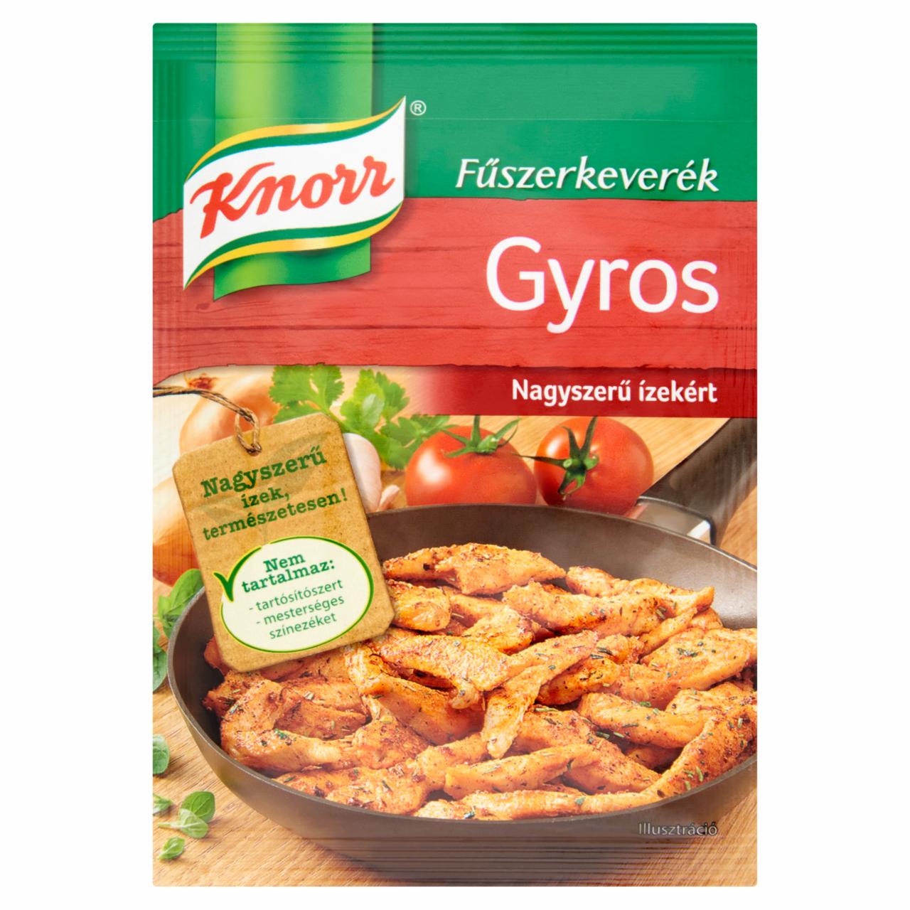 Képek - Knorr gyros fűszerkeverék 35 g