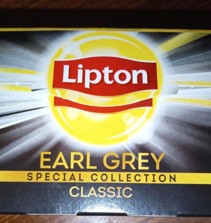 Képek - Lipton Earl Grey ízesített fekete tea 50 teafilter 75 g