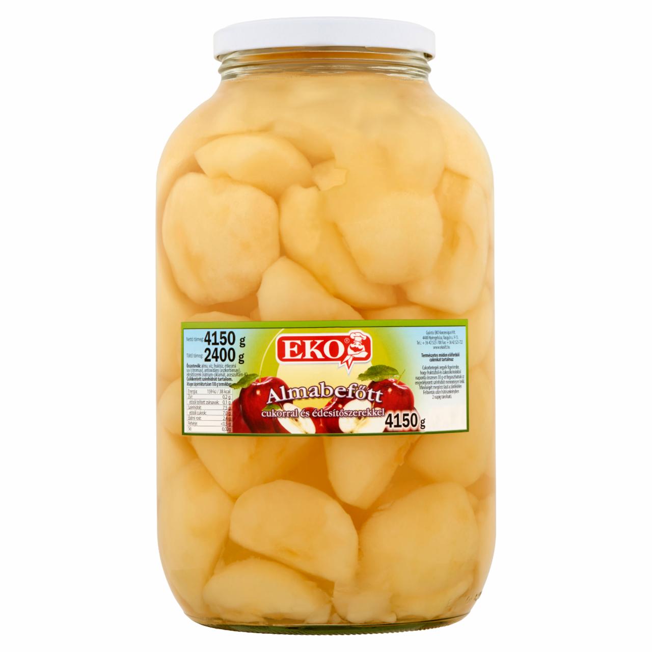 Képek - Eko almabefőtt cukorral és édesítőszerekkel 4150 g