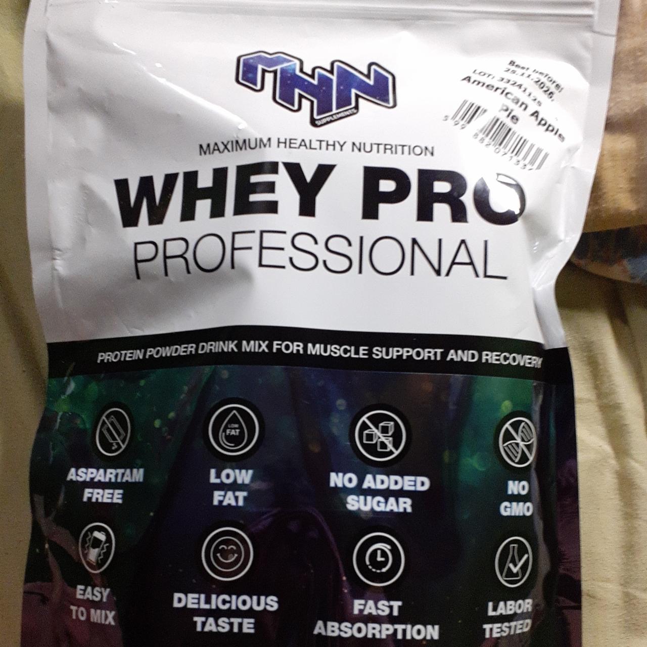 Képek - Whey Pro Professional Apple Pie Maximum healty nutrition
