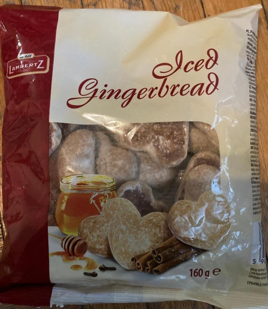 Képek - Lambertz Iced Gingerbread cukormázzal bevont puszedli mézzel 160 g