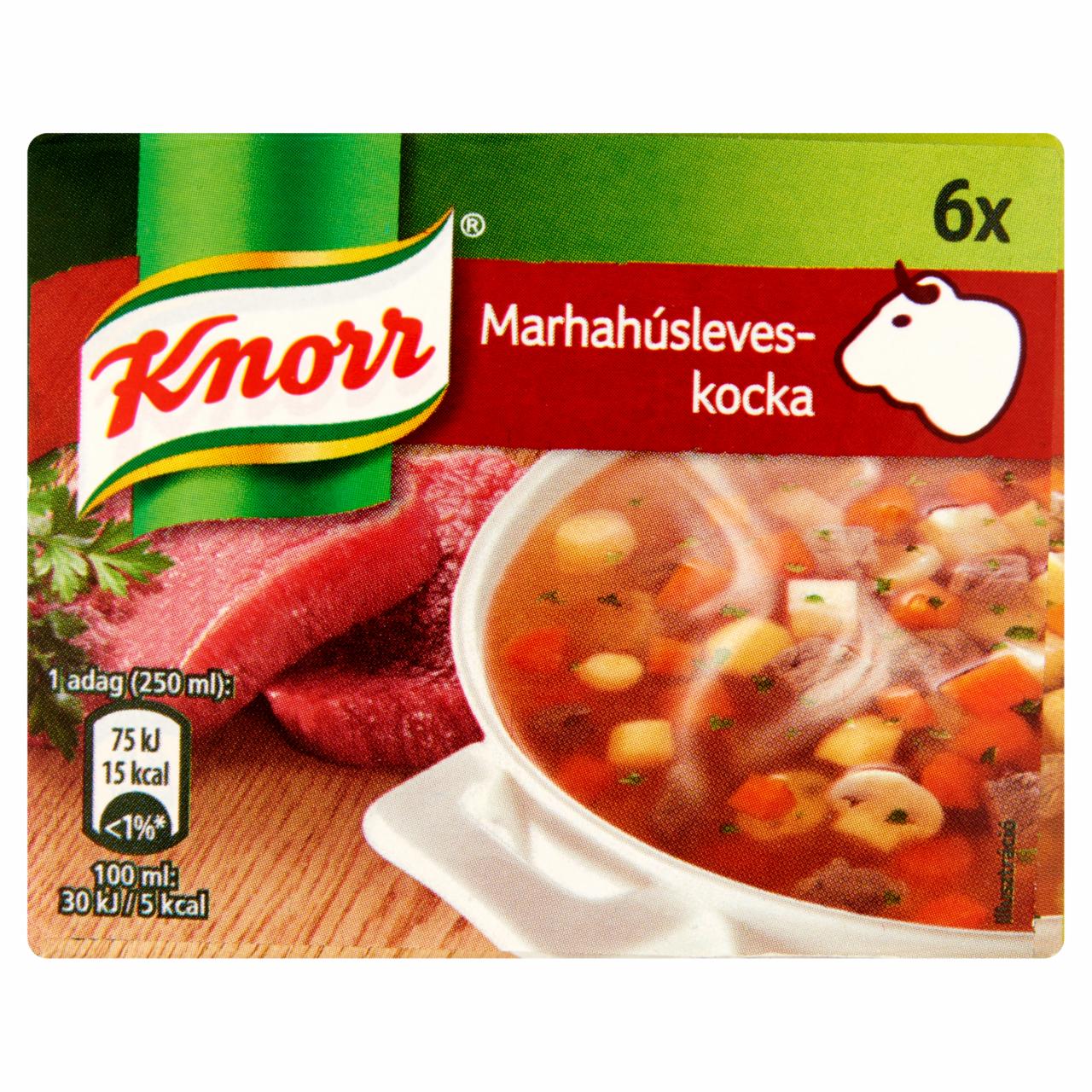 Képek - Knorr marhahúsleves-kocka 6 db 60 g