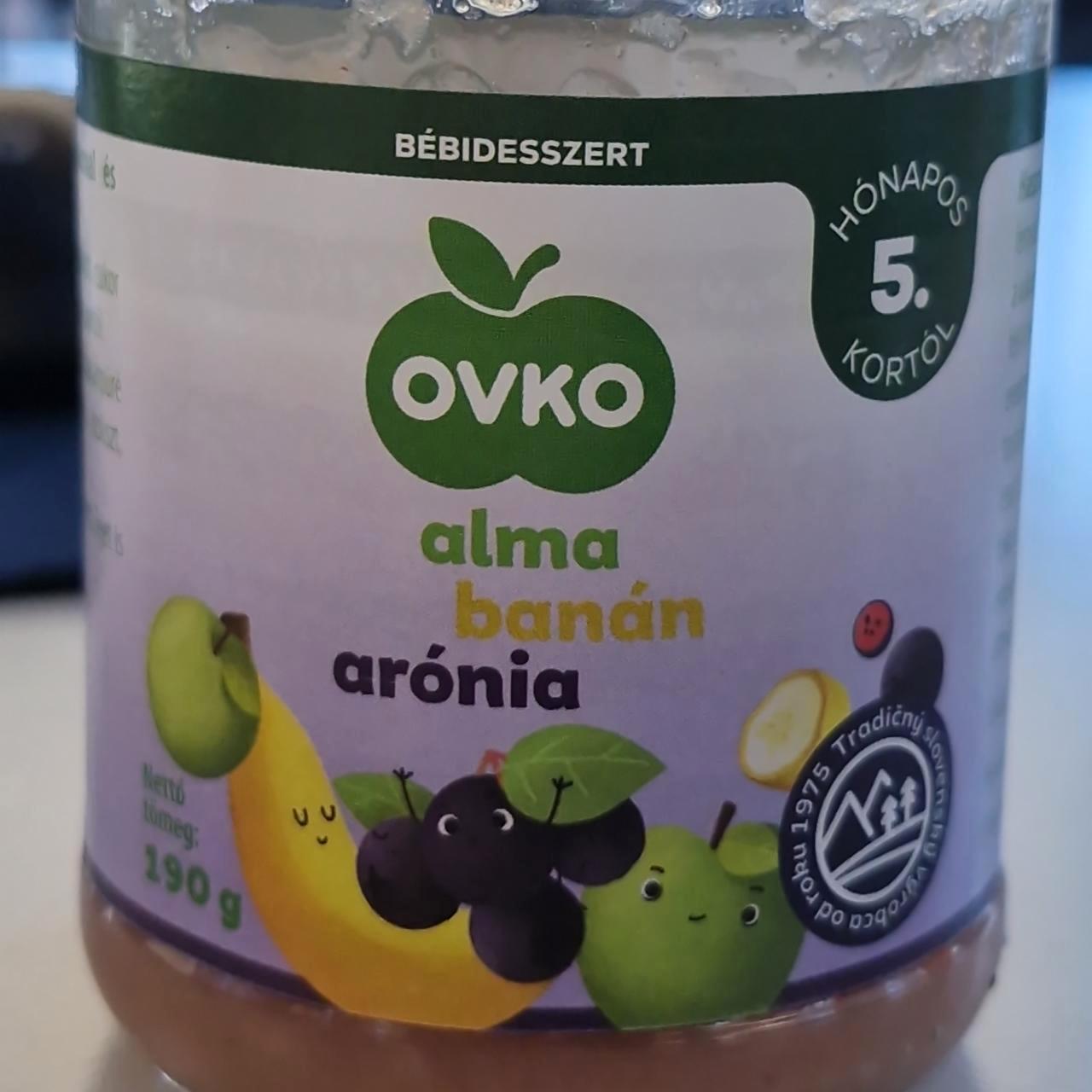Képek - Alma, banán, arónia bébidesszert Ovko