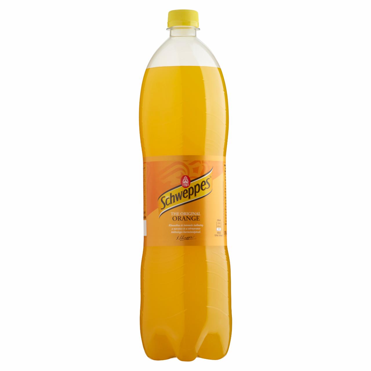 Képek - Schweppes csökkentett energiatartalmú narancs szénsavas üdítőital 1,5 l