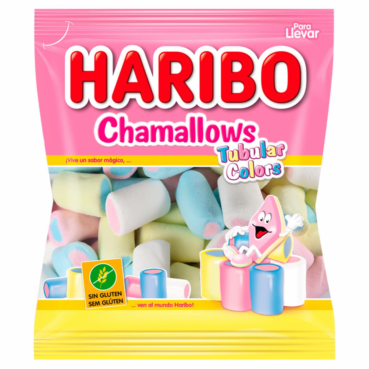 Képek - Haribo Chamallows Tubular Colors habcukorka 90 g
