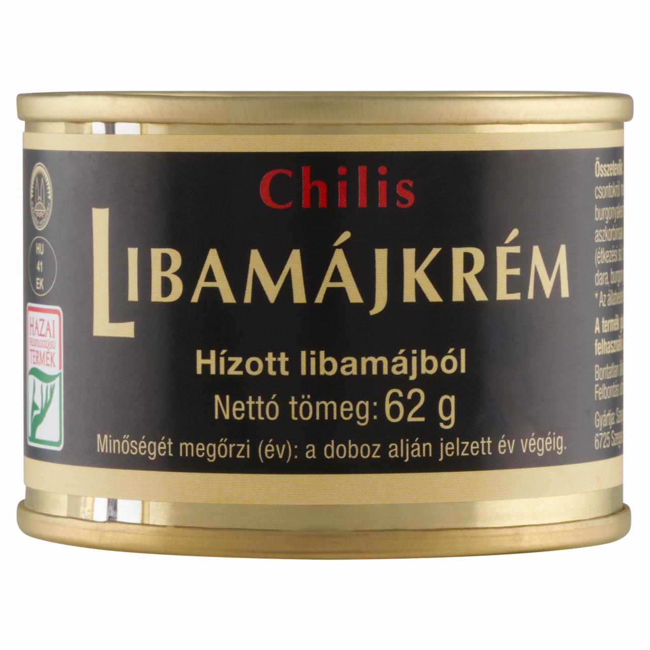 Képek - Chilis libamájkrém hízott libamájból 62 g