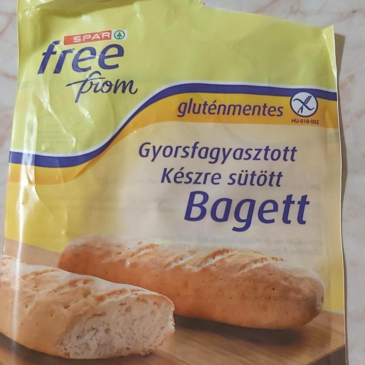 Képek - Gyorsfagyasztott készresütött bagett Spar Free From