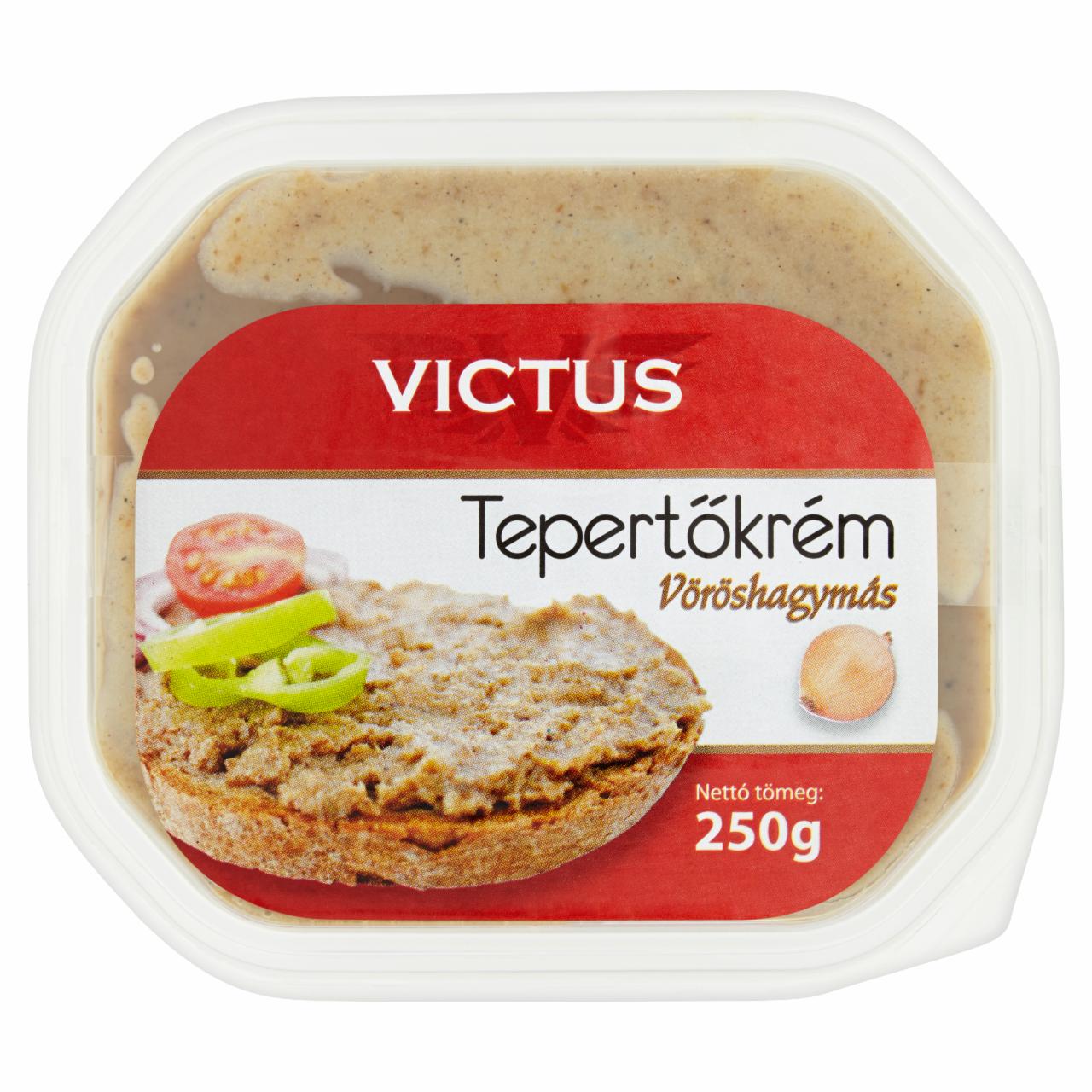 Képek - Victus vöröshagymás tepertőkrém 250 g