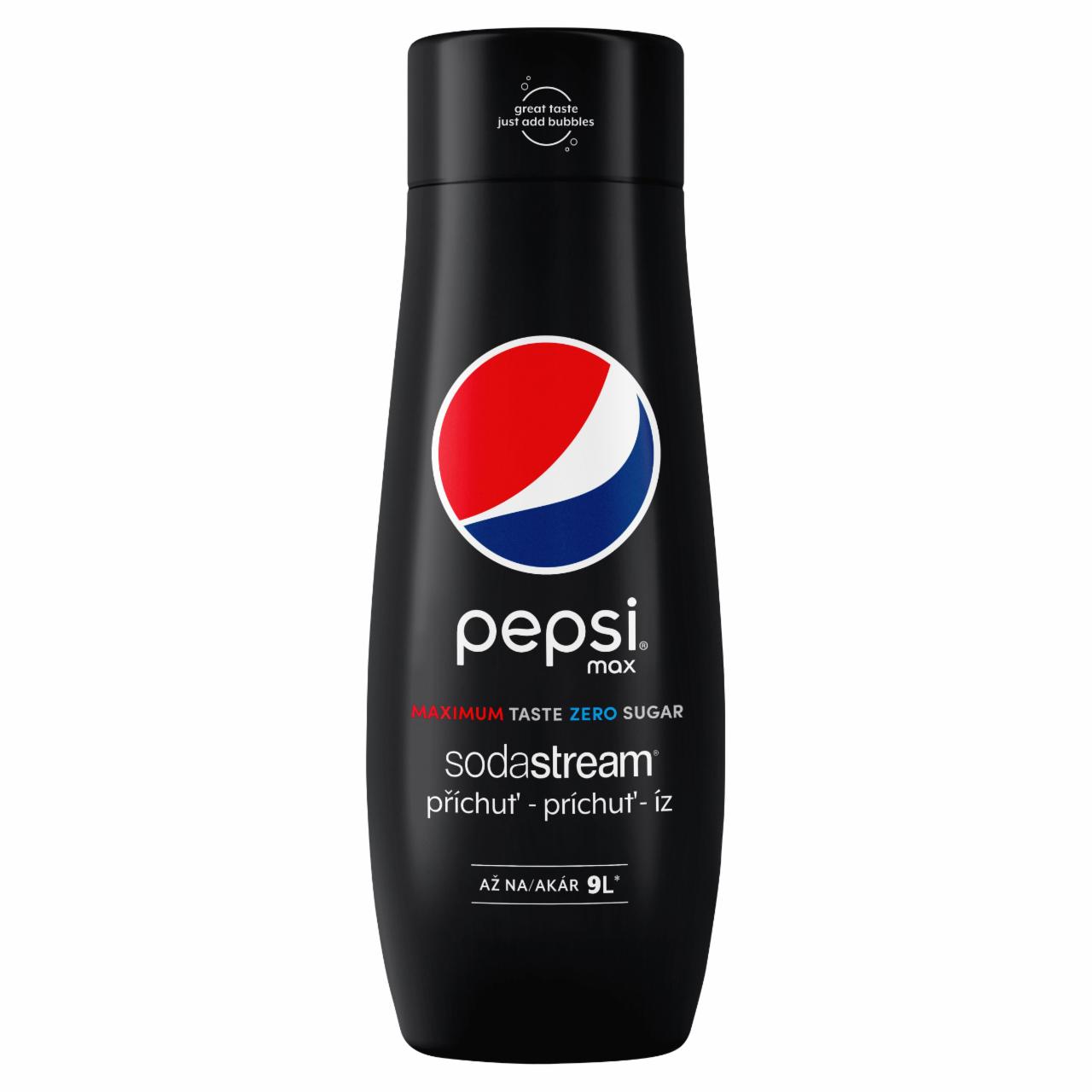 Képek - Sodastream Pepsi Max ízesített italkoncentrátum édesítőszerrel 440 ml