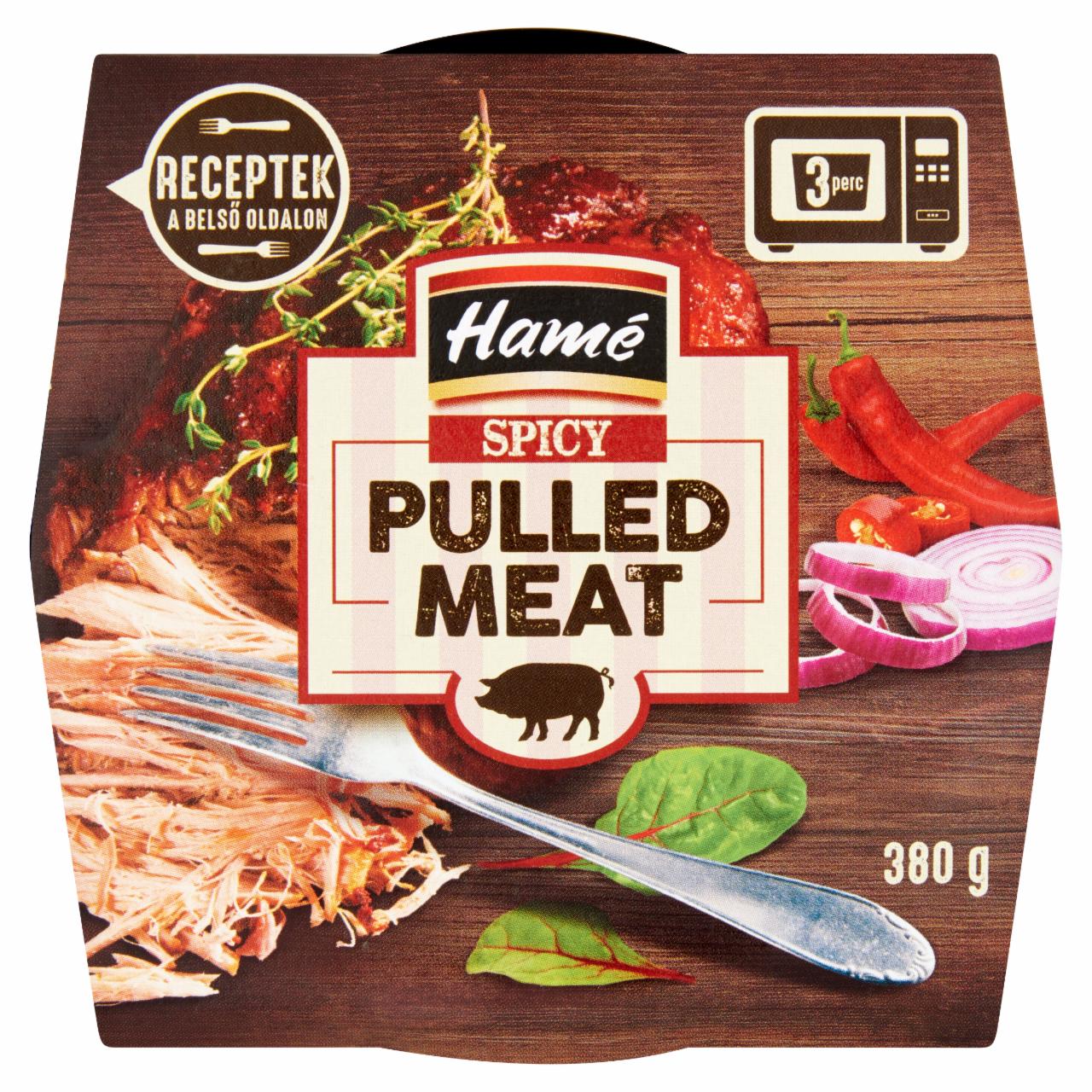 Képek - Hamé Spicy Pulled Meat konzerv 380 g