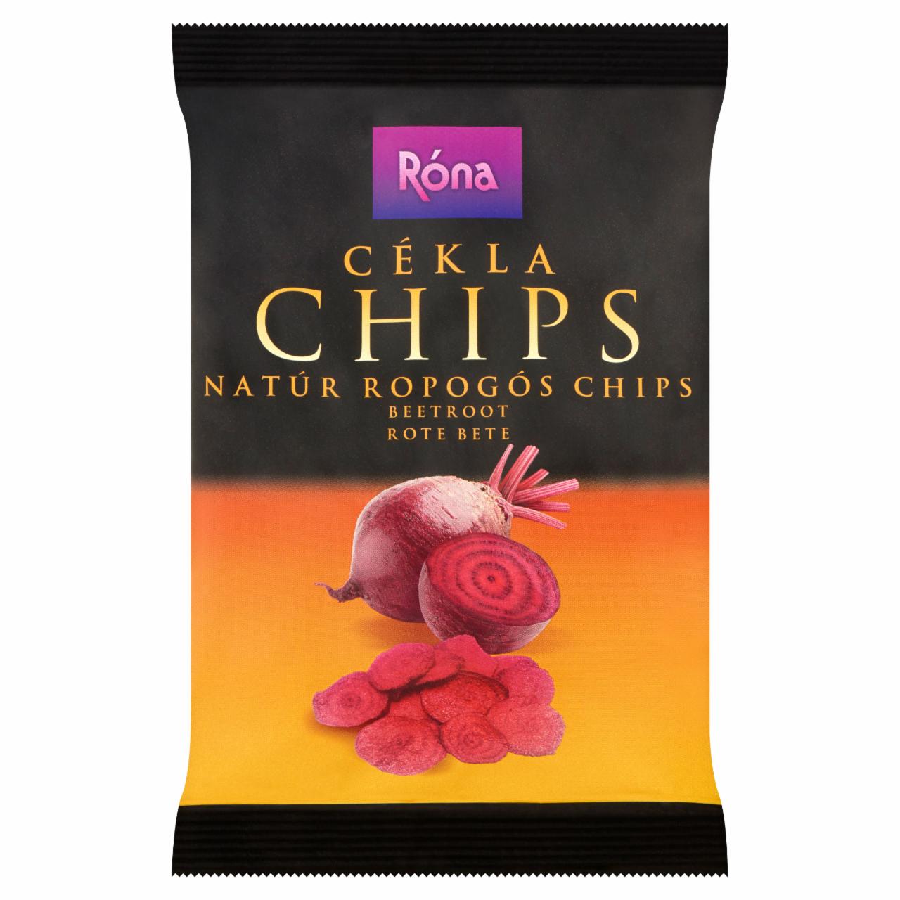 Képek - Róna natúr ropogós cékla chips 40 g