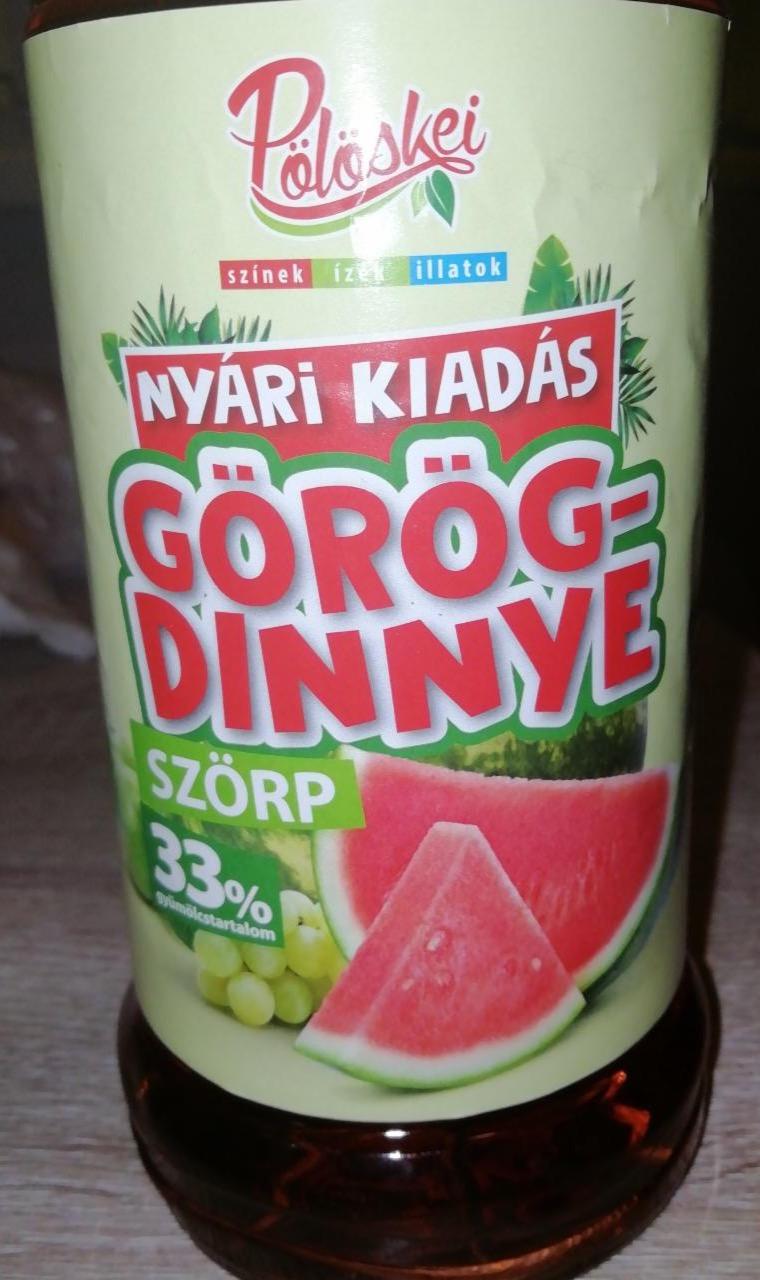 Képek - Görög dinnye szörp Pölöskei