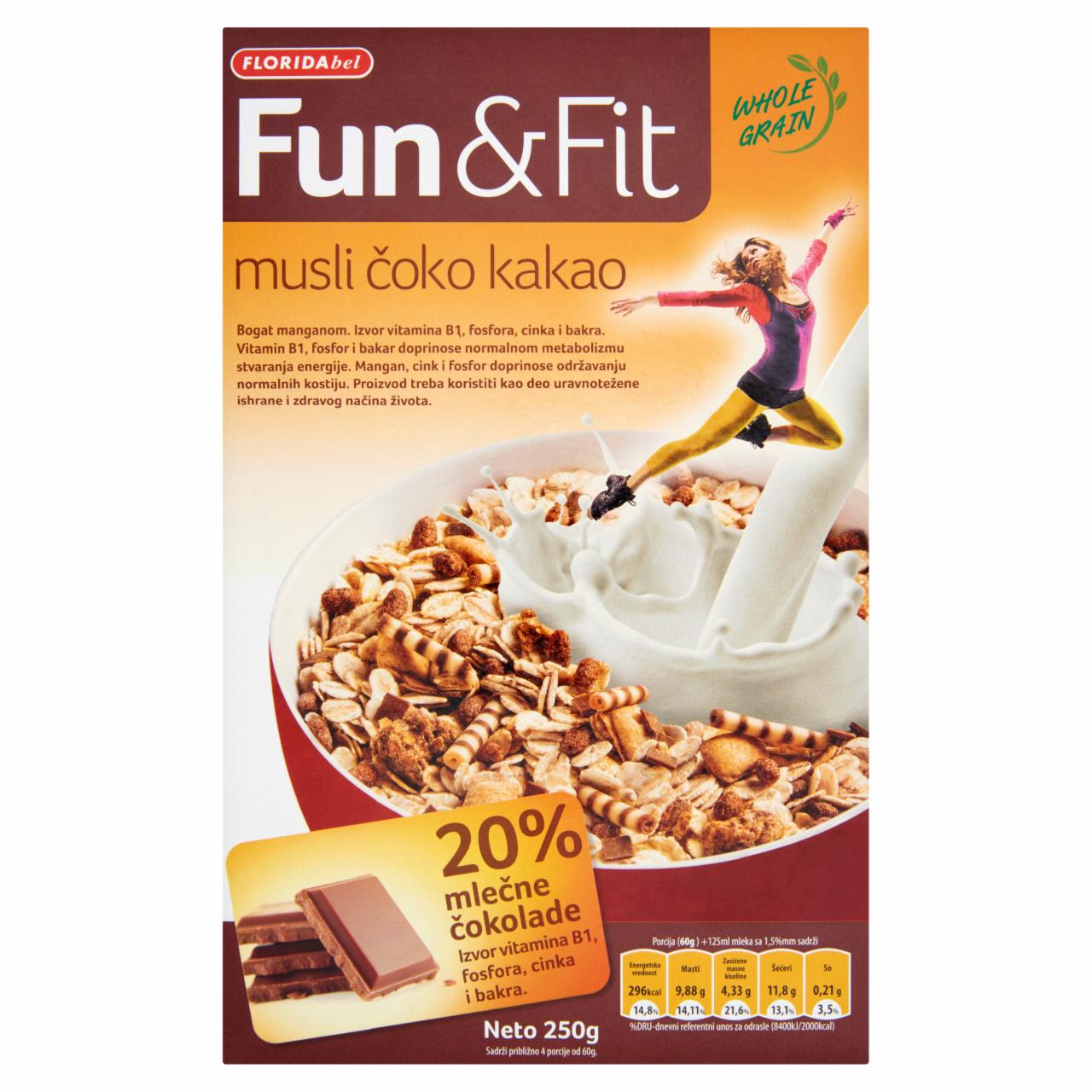 Képek - Fun&Fit csokis kakaós müzli 250 g