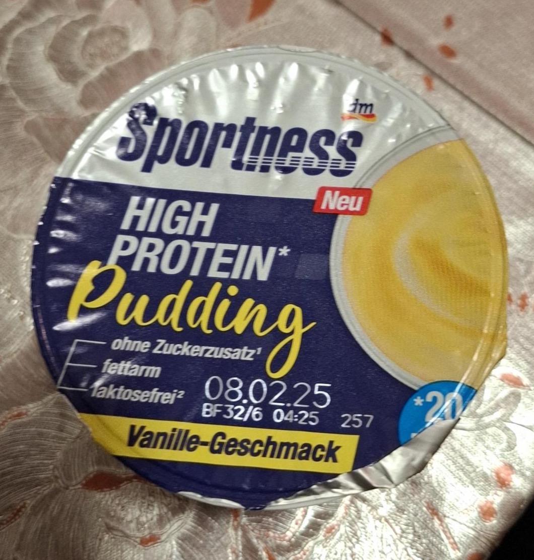 Képek - High protein pudding Vanille-geschmack Sportness