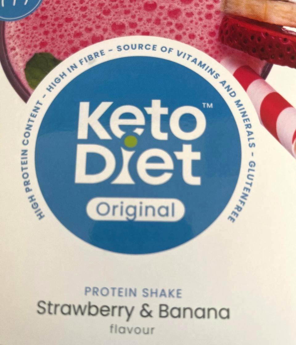 Képek - kProtein shake Strawberry & banana KetoDiet
