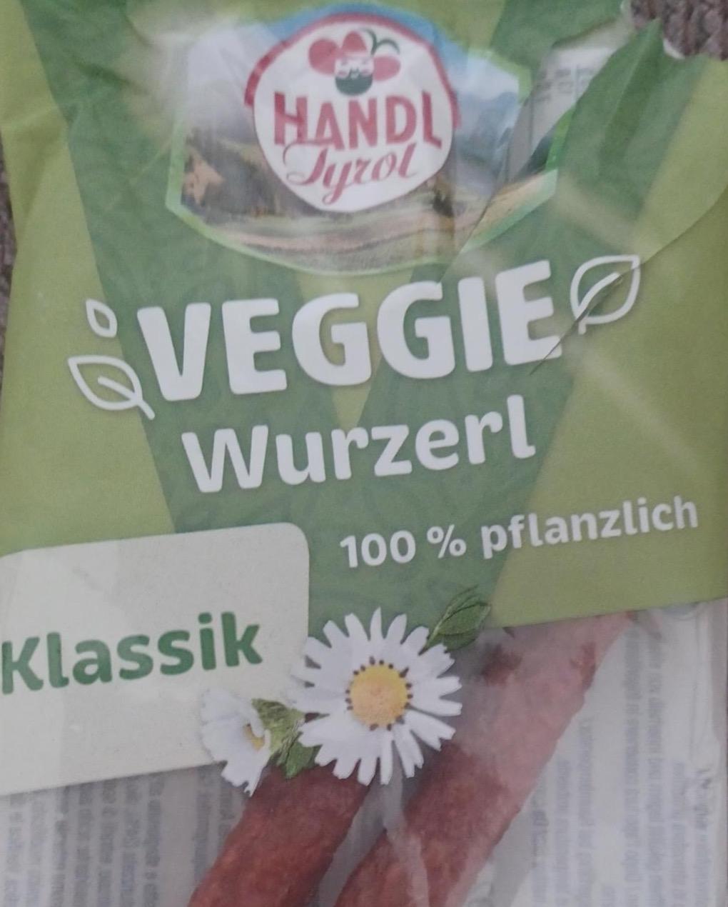 Képek - Handl Tyrol Veggie Wurzerl klasszikus kolbász stílusú snack 60 g