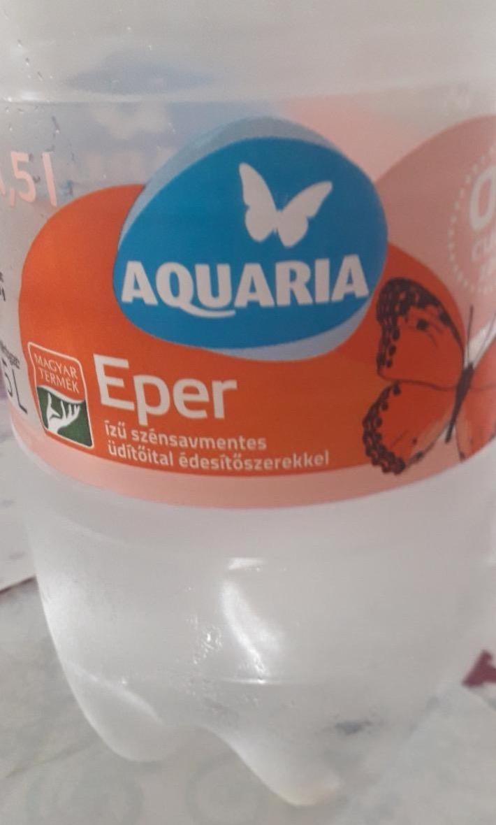 Képek - Aquaria eper ízű szénsavmentes üdítőital