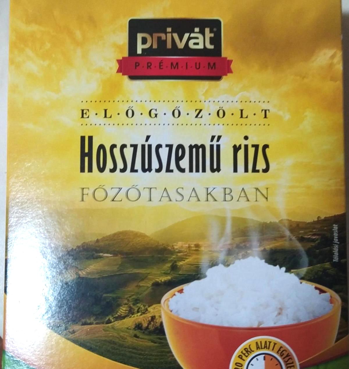 Képek - Hosszúszemű rizs főzőtasakban Privát