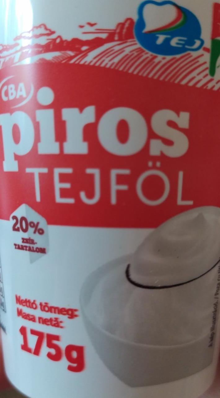 Képek - Piros tejföl 20% CBA