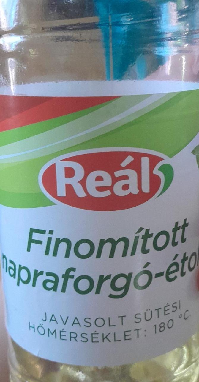 Képek - Finomított napraforgó-étola Reál