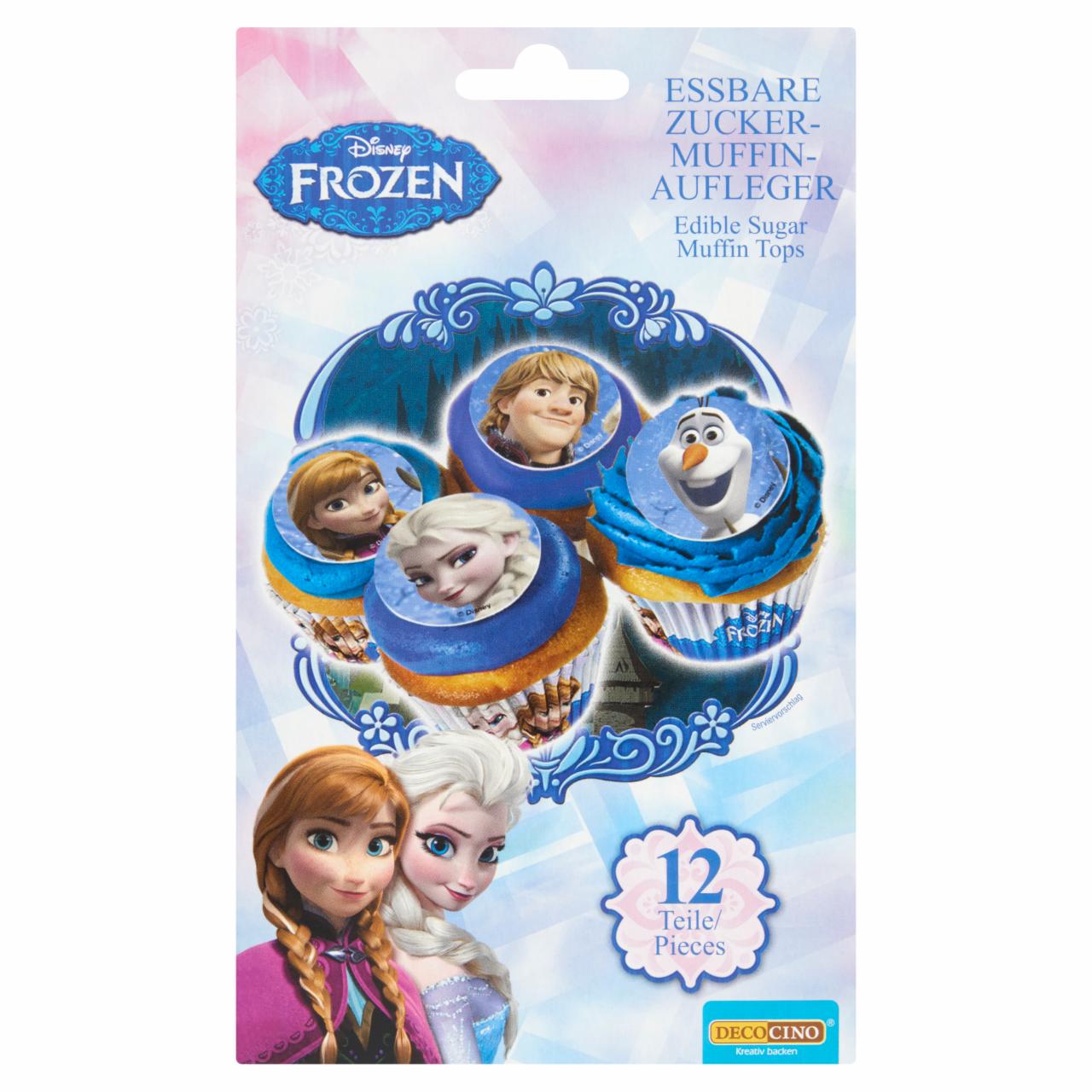 Képek - Decocino Disney Frozen muffin dekor 12 db 11 g