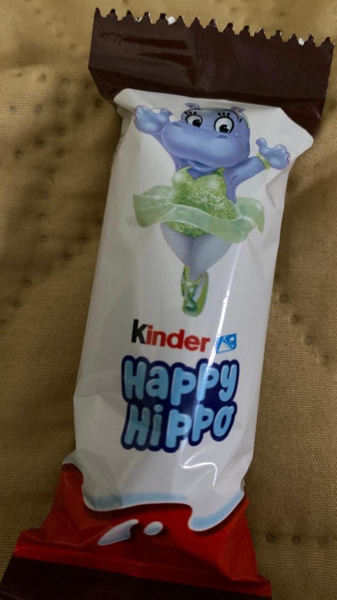 Képek - Happy hippo hazelnut ropogós ostya tejes és mogyorós töltelékkel 5 db Kinder