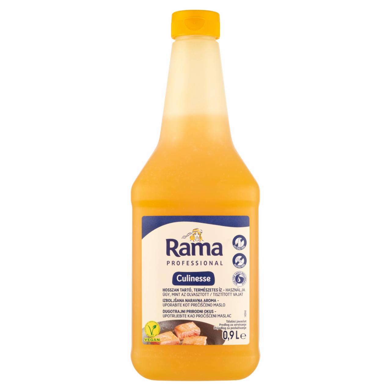 Képek - Rama Professional Culinesse folyékony növényi zsiradék természetes vaj aromával 0,9 l