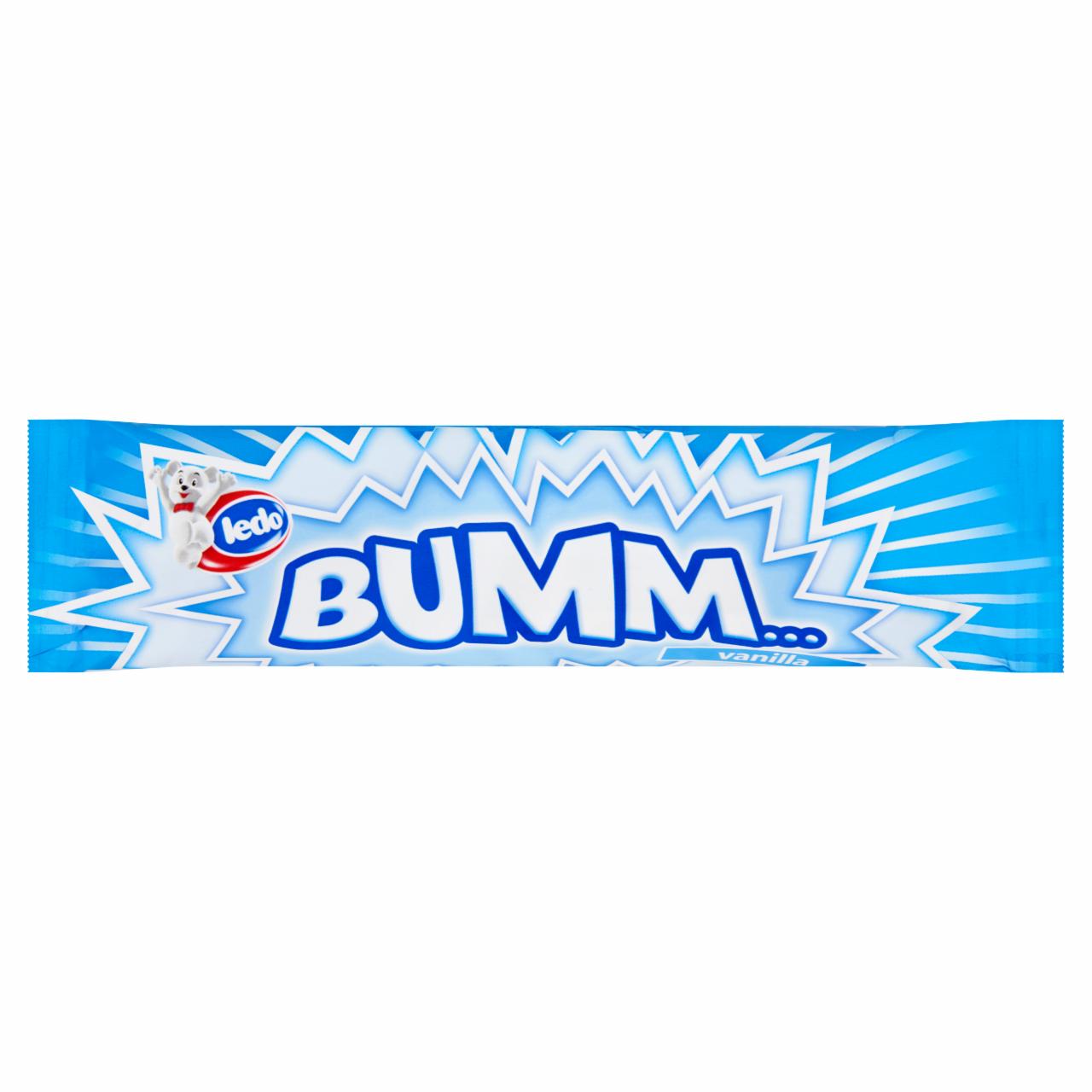 Képek - Ledo Bumm... vanília ízű jégkrém ostyadarabkákat tartalmazó kakaós bevonóval 65 ml