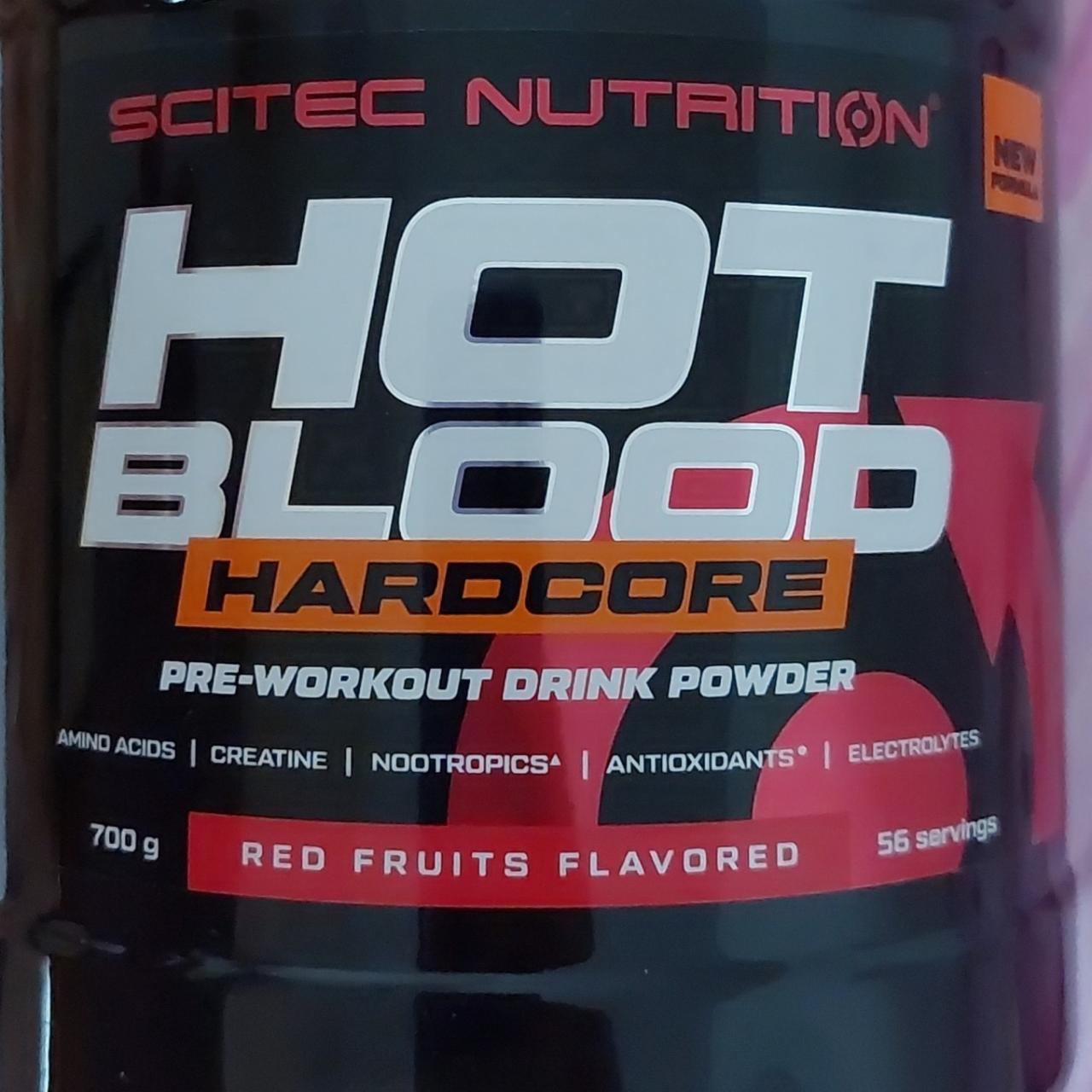 Képek - Hot blood hardcore Red fruits flavored Scitec Nutrition