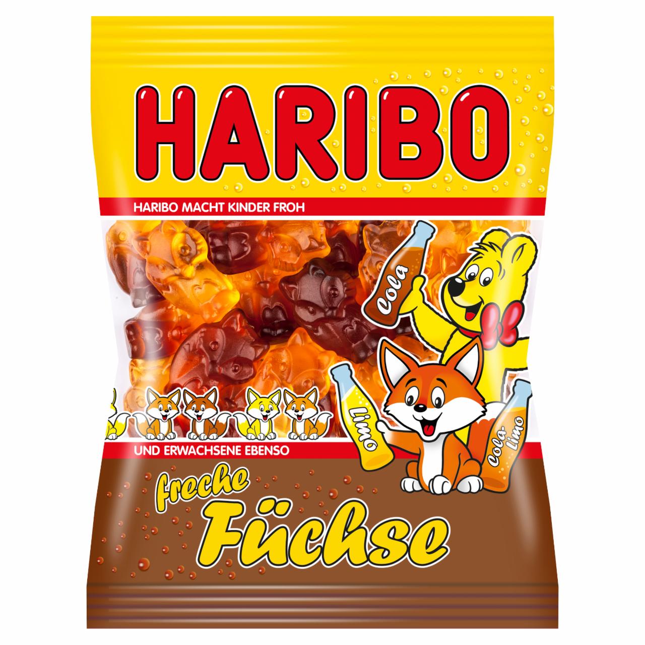 Képek - Haribo Freche Füchse citrom- és kólaízű gumicukorka 200 g