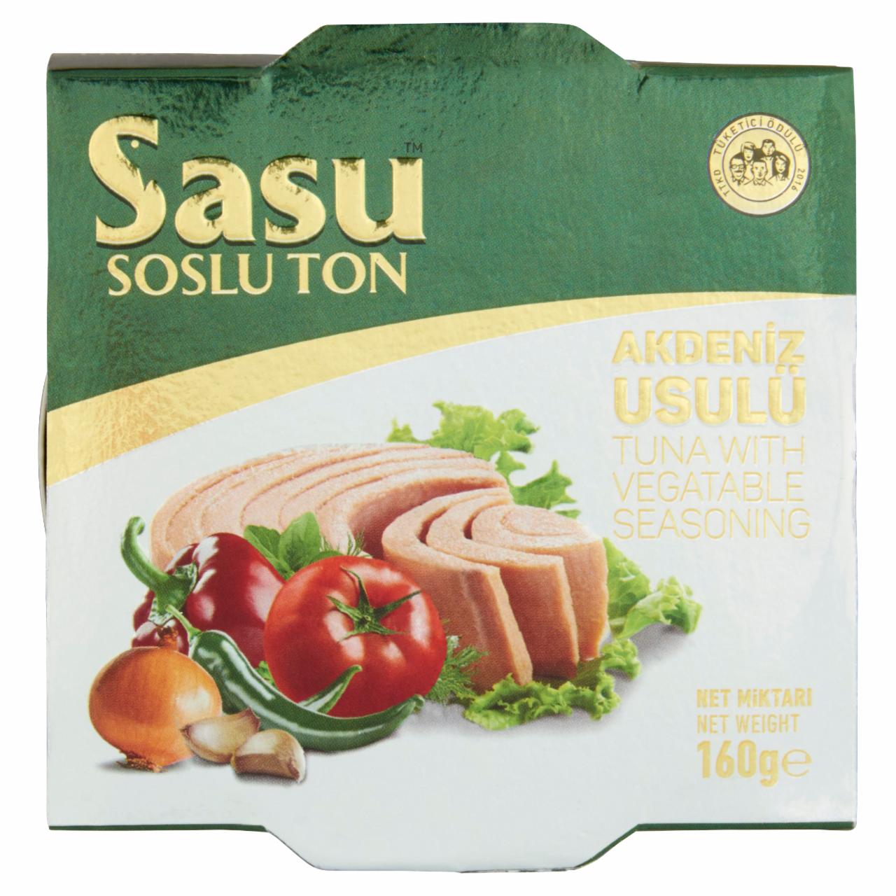 Képek - Sasu tonhalkonzerv zöldségekkel 160 g