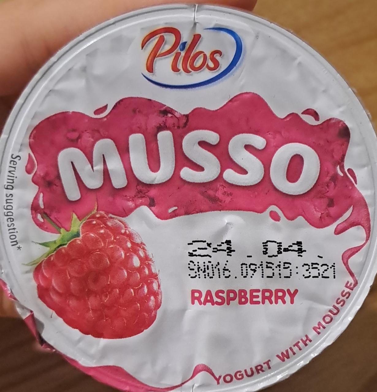 Képek - Rétegezett málnás krémjoghurt Musso Pilos