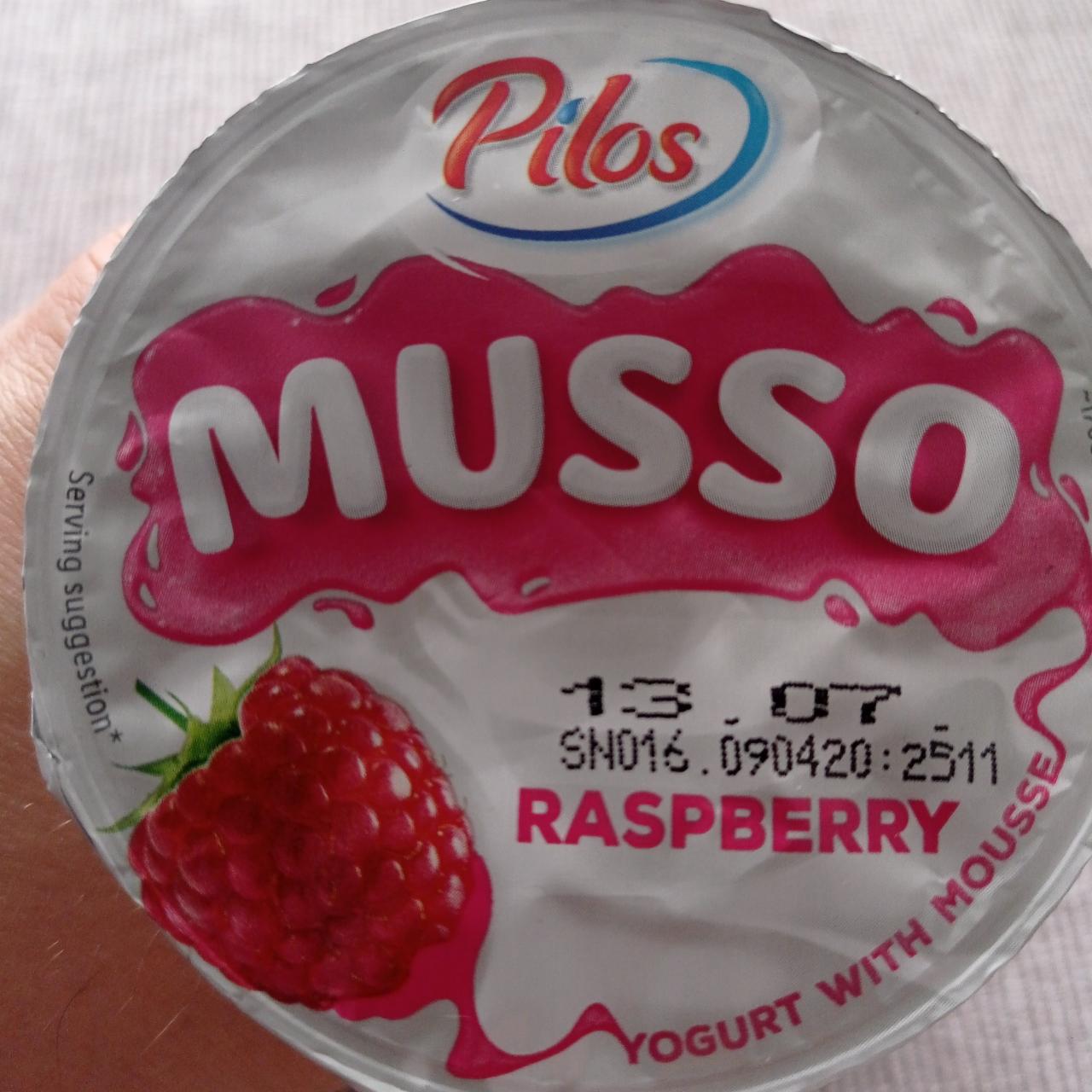 Képek - Rétegezett málnás krémjoghurt Musso Pilos