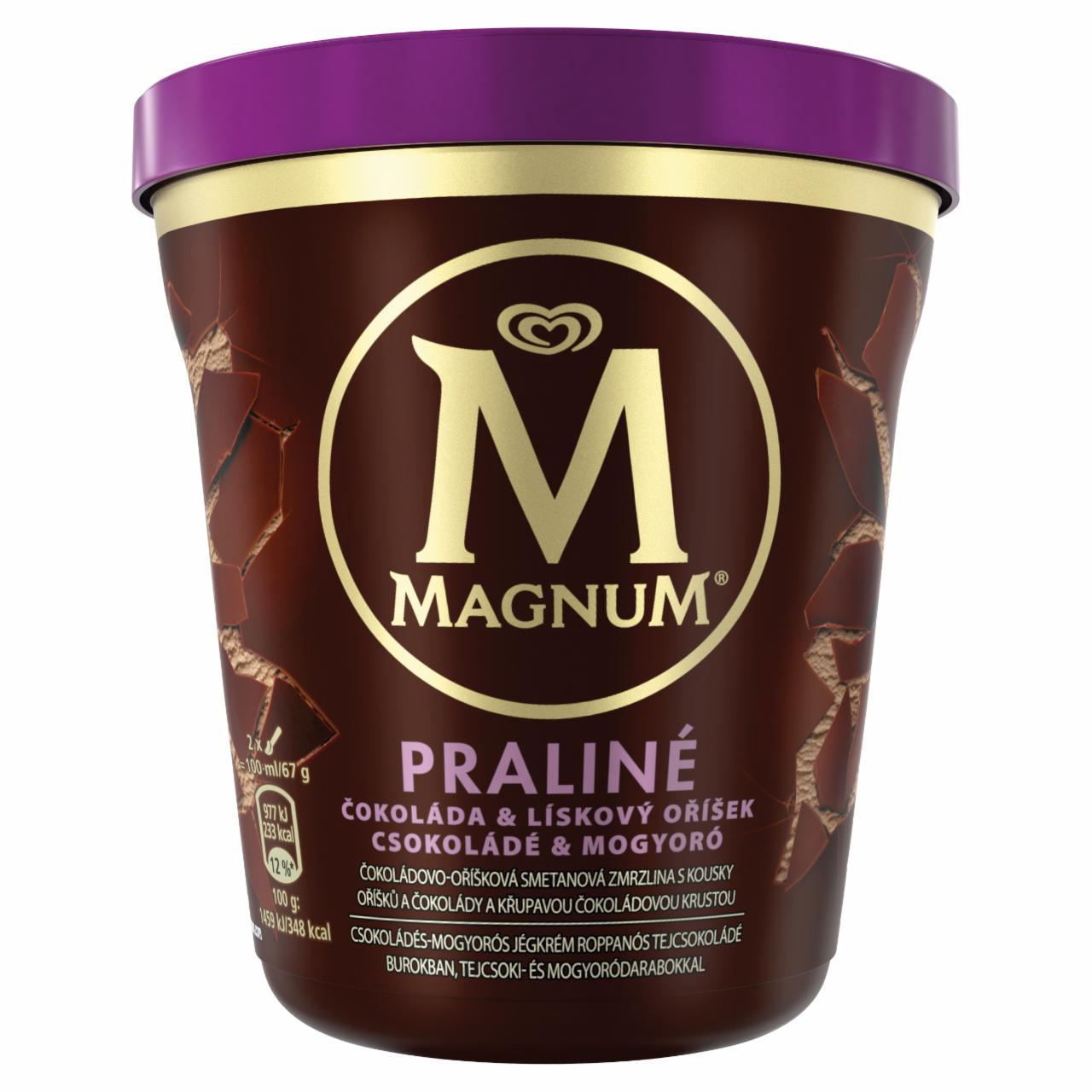 Képek - Magnum Poharas Jégkrém Mogyorós-Csokoládés 440 ml