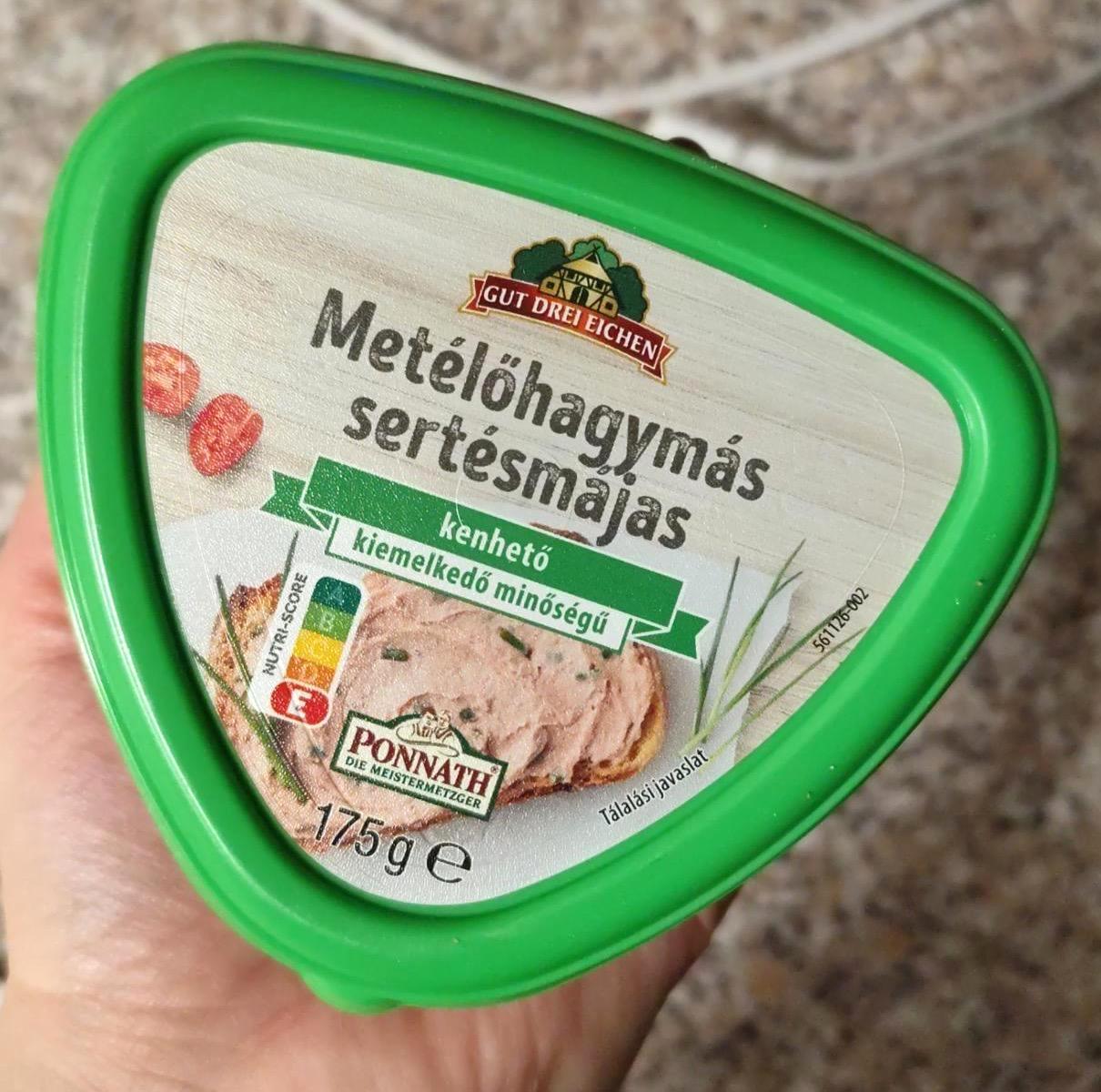 Képek - Metélőhagymás sertésmájas kenhető Gut drei eichen