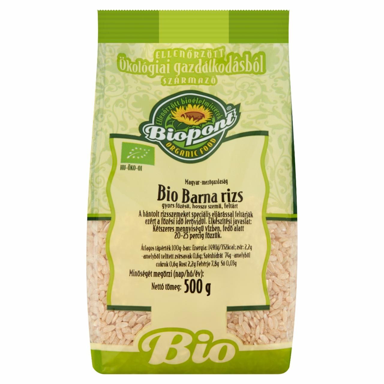 Képek - Biopont BIO barna rizs 500 g